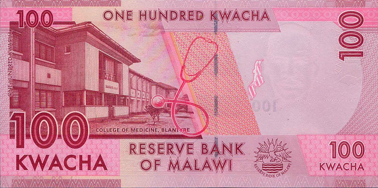 Malawi 100 2014 UNC P-65/a